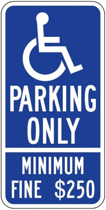 R99C "HANDICAP PARKING ONLY"