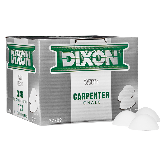 Dixon Carpenter Chalk White 72 Count Box